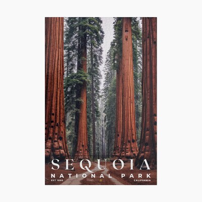 Sequoia National Park Jigsaw Puzzle, Family Game, Holiday Gift | S10 - image1